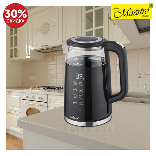 Электрический чайник MAESTRO 1,7 л, Электрочайник из сенсорной панелью ...