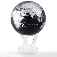 Гиро-глобус Solar Globe "Политическая карта" 15,3 см серебристо-черный