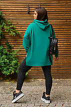 Жіночі дуже зручні лосини з трикотажу розміри норма й батал, фото 4