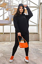 Жіночі дуже зручні лосини з трикотажу розміри норма й батал, фото 3