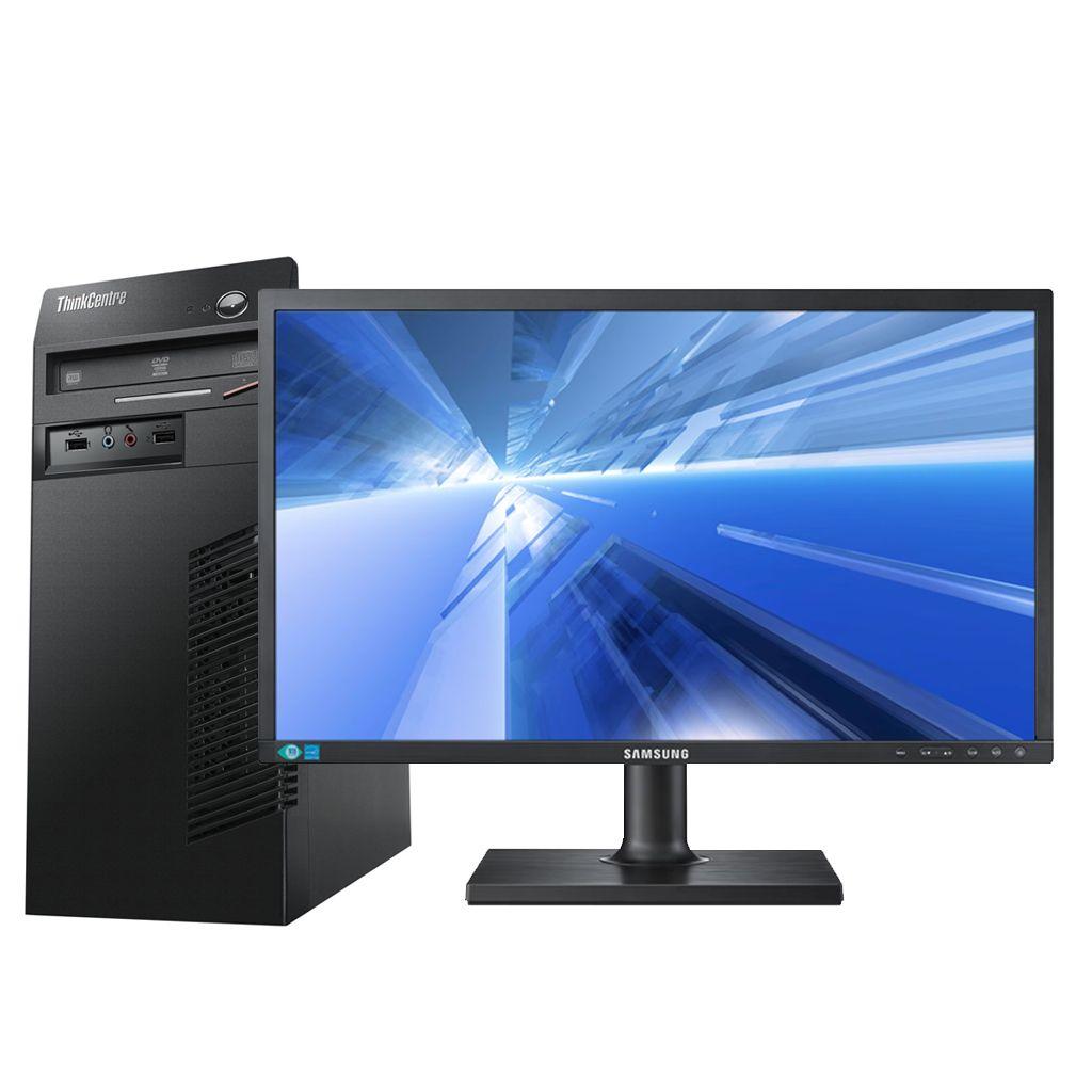 Комплект Комп'ютер Lenovo M72e Tower (i3-3220/4/120SSD) + Монітор 22" Samsung S22C450BW "Б/У"