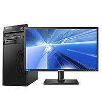 Комплект Комп'ютер Lenovo M72e Tower (i5-3470/8/240SSD/500) + Монітор 22" Samsung S22C450BW "Б/У"