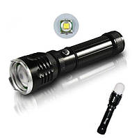 Фонарь ручной Watton WT282 1LED CREE XML-T6, 3W, 2 режима, ZOOM,18650/ААА, IP40, СЗУ+АЗУ, 190х45х30