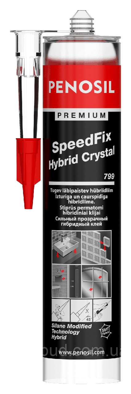 PENOSIL Premium SpeedFix Hybrid Crystal 799 особливо міцний прозорий клей