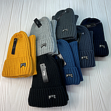 М 91044 Комплект для хлопчика шапка на флісі "NYC" і снуд, от 3-15 років різні кольори, фото 8