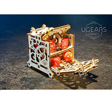Механічні 3D пазли UGEARS - "Сховище дайсів: девайс для настільних ігор", фото 3