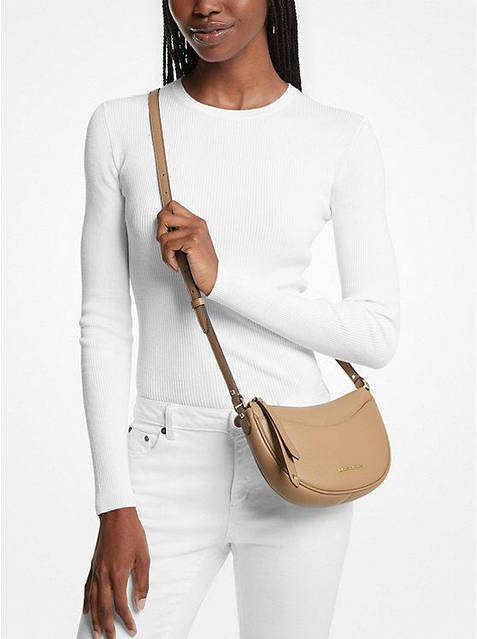 Женская кожаная сумка Michael Kors Dover Small Leather Crossbody