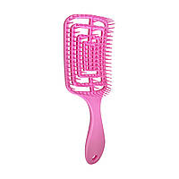 Продувний гребінець для укладки Рожевий квадрат