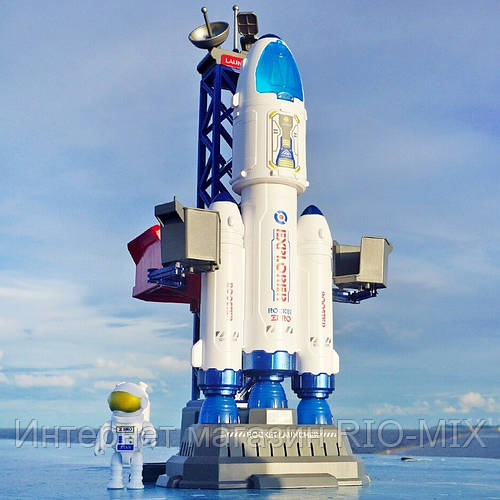 Космическая Ракета Игрушка с Пусковой Установкой и 2 Астронавтами Space ...
