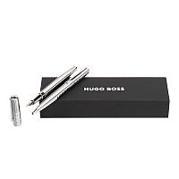 Набор Hugo Boss Label Chrome (шариковая ручка и перьевая ручка)