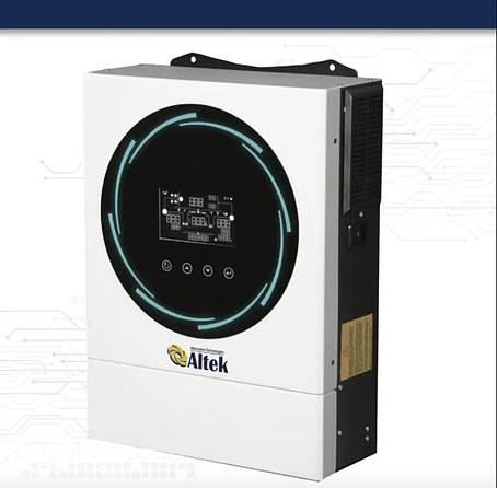Гібридний автономний сонячний інвертор 6кВт 48В Altek ATLAS 6 kW 48V для будинку, фото 1