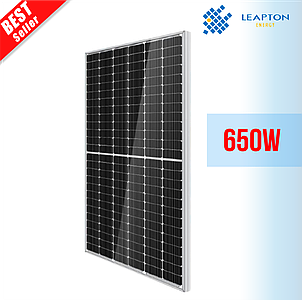 Leapton 650 Вт Сонячна батарея Leapton LP210*210-M-66-MH 650, монокристаллическая панель, фото 3
