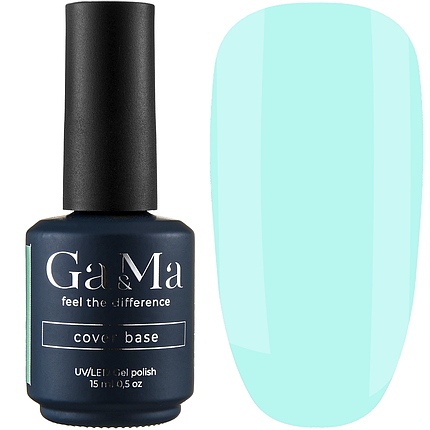 Кольорова база GaMa Cover Base №045 Evkalipt, 15 мл ментолова, фото 2