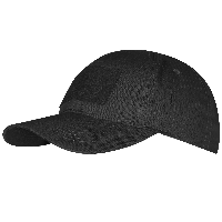 Бейсболка CamoTec CM Tactic Black, летняя бейсболка, военная кепка черная, мужская военная бейсболка