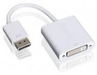 Переходник-конвертер DisplayPort (M) - DVI-I (F), TRY PLUG белый новый