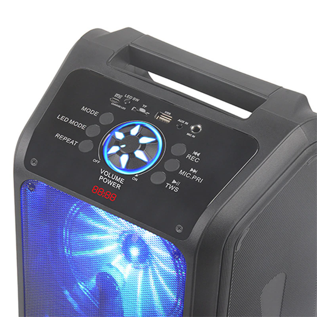 Купить Мощная колонка на спину с классным звуком басами светомузыкой ...