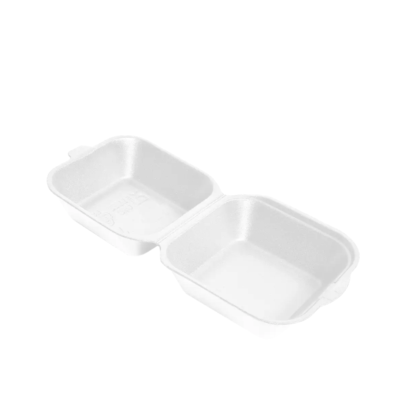 Ланч бокс одноразовий спінений 130x143x60 мм 250 шт, фото 1