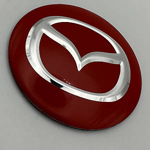 Наклейка для ковпачків із логотипом Mazda Мазда 56 мм
