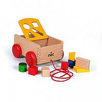 Сортер Тележка nic NIC1555 деревянная , World-of-Toys