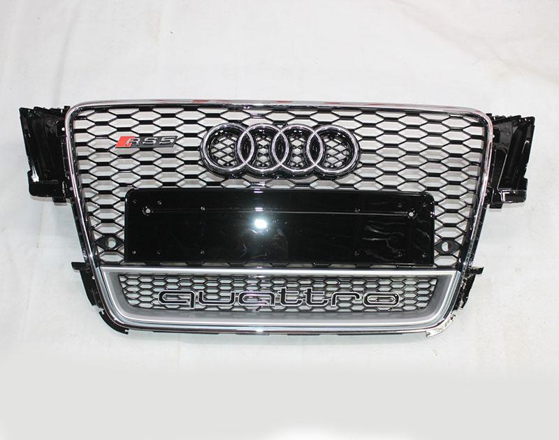 Решітка радіатора Audi A5 2008-2011 в стилі RS5 (Chrome Quattro)