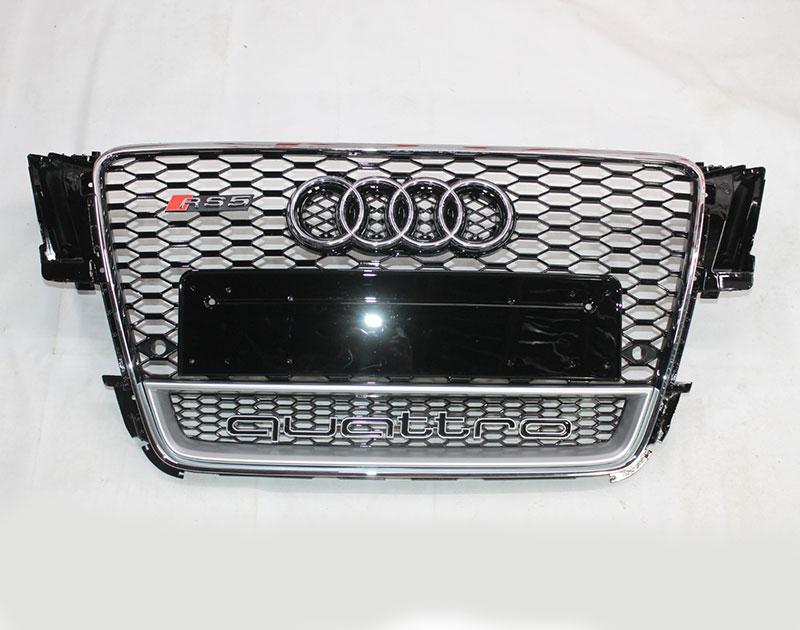 Решітка радіатора Audi A5 2008-2011 в стилі RS5 (Chrome Quattro), фото 1