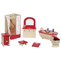 Набір для ляльок Меблі для ванної goki 51959G , Land of Toys