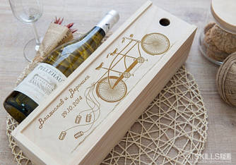 Подарункова Екопаковка під пляшку