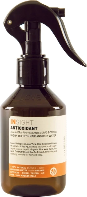 Гідро-освіжаюча вода Insight Antioxidant для волосся та тіла 150 мл
