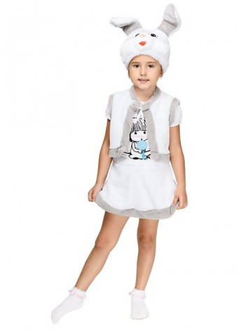 Дитячий костюм Зайки 4,5,6 років  Новорічний костюм Зайчика для дівчинки, фото 2
