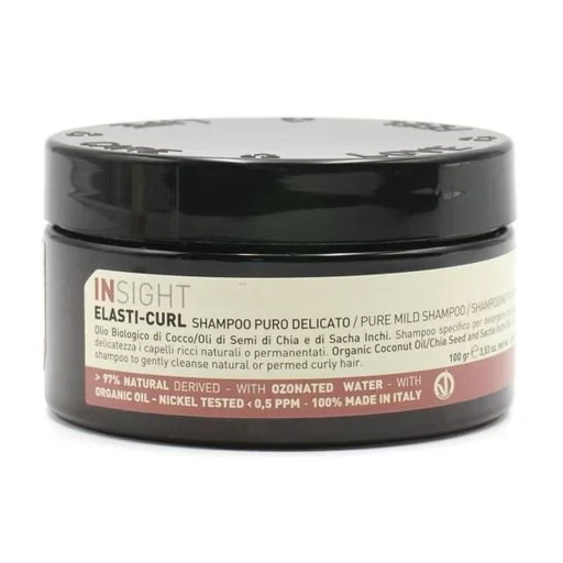 Шампунь м'який для кучерявого волосся Insight Elasti-Curl Pure Mild Shampoo 100 мл
