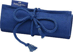 Пенал рол для олівців Faber-Castell без наповнення тканинний, колір синій, 114664