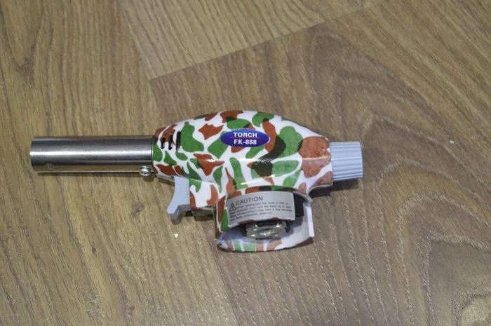 Портативний газовий пальник із п'єзопідпалом для балончика 220 г torch