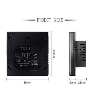 Wi-Fi терморегулятор 4Heat AE-669 срібло 4HT.AE669S.WF, фото 2