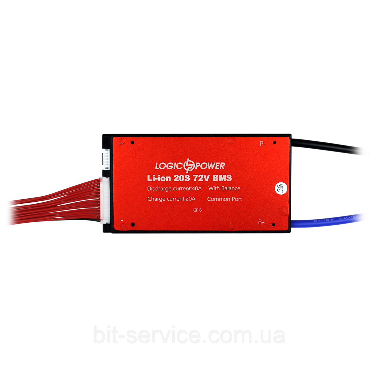 BMS плата Li-ion 72V 20S Dis 40A Ch 20A