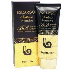 ББ крем для обличчя з муцином королівським равликом FarmStay Escargot Noblesse Intensive BB Cream SPF48/PA++ 50 мл
