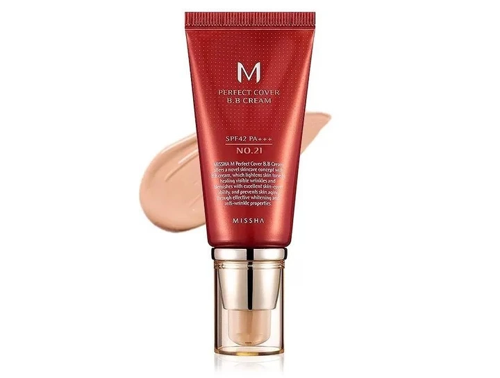 Зволожуючий та матуючий BB крем для обличчя Missha Perfect Cover BB Cream SPF42 №21 50мл