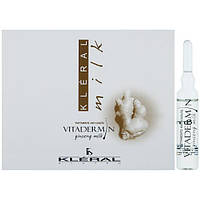 Ампули проти випадання волосся з екстрактом женьшеню Kleral System Vitadermin Ginseng Milk Vials 14 х 8 мл