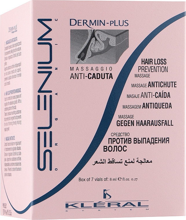 Лосьйон проти випадіння волосся Kleral Selenium Hair Loss Prevention Treatment 50+50 мл