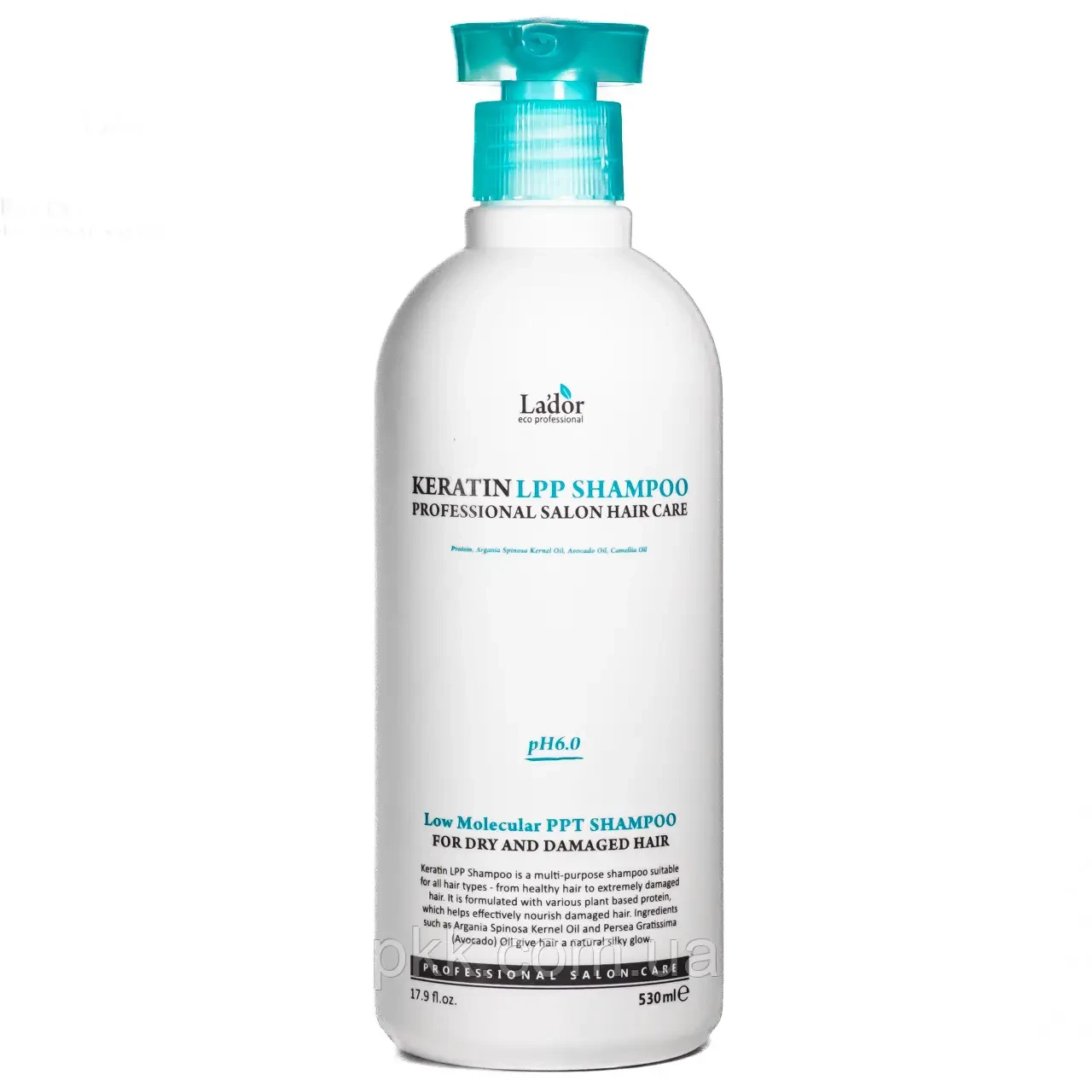 Кератиновий шампунь для волосся з комплексом амінокислот Lador Keratin LPP Shampoo 530 мл