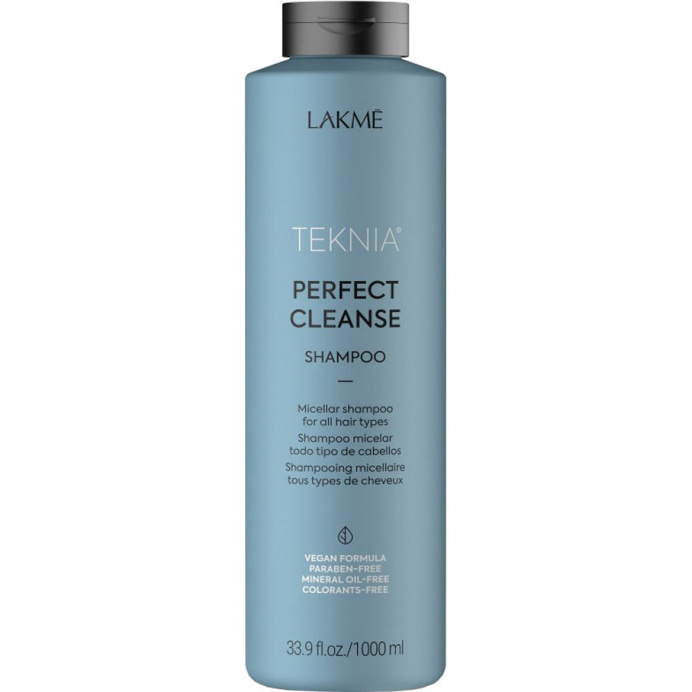 Міцелярний шампунь для глибокого очищення волосся Lakme Teknia Perfect Cleanse Shampoo 1000 мл