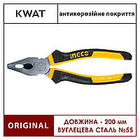 Плоскогубці комбіновані 200 мм INGCO із міцної хромованадієвої сталі