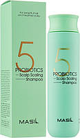 Очищающий шампунь для жирных волос и кожи головы Masil 5 Probiotics Scalp Shampoo 300 мл