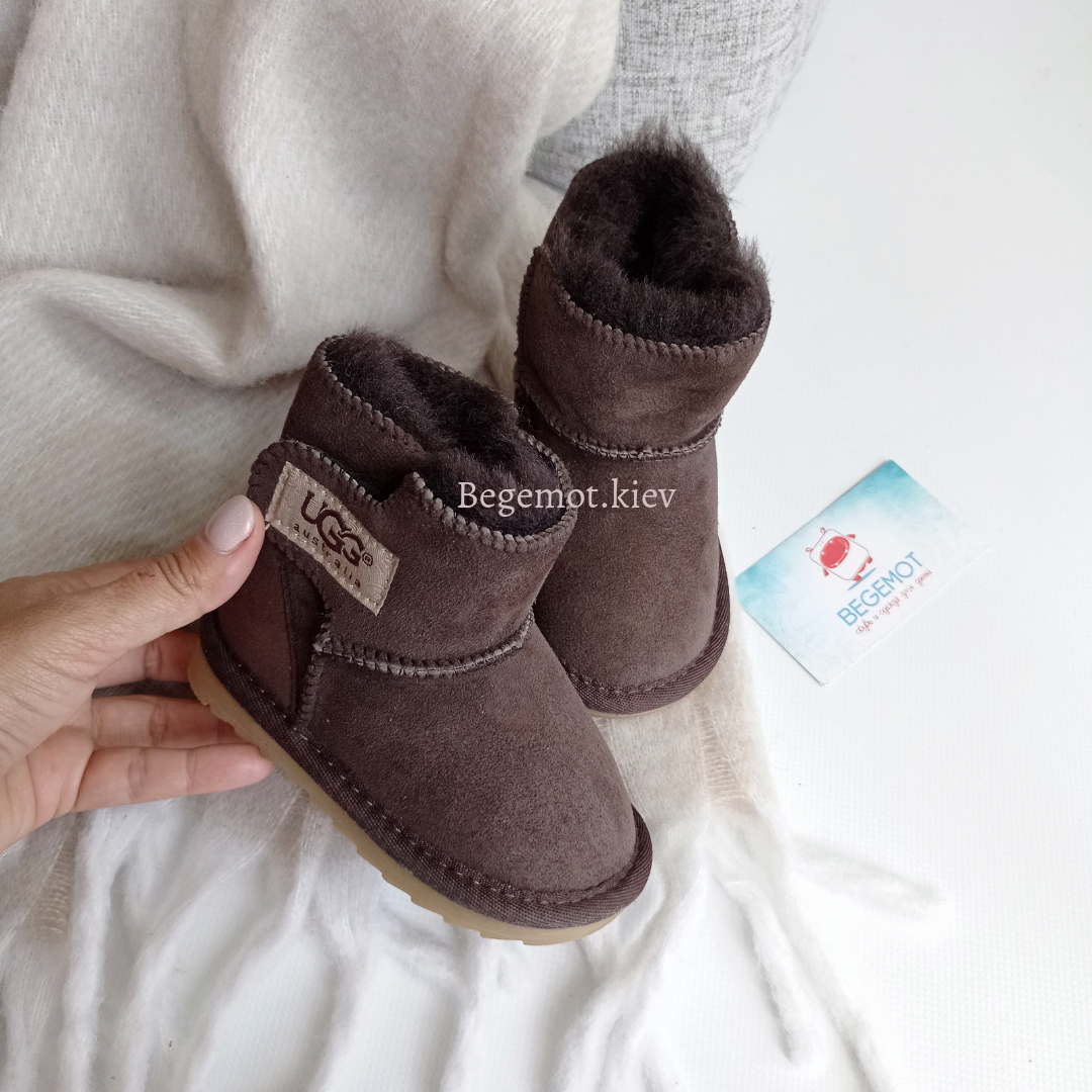 Дитячі уггі UGG натуральна овчина UGG Australia Кава