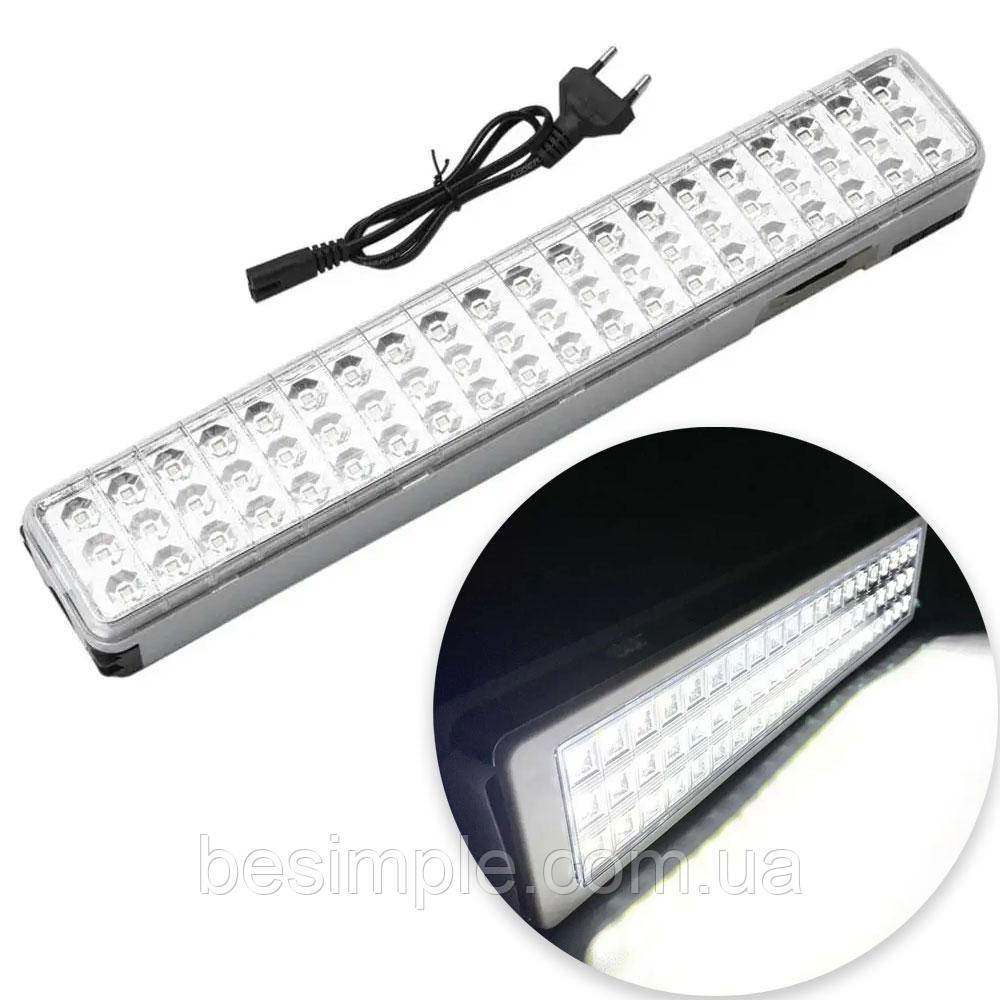 Аварійний світлодіодний світильник 60 LED (36х7х4,5 см) Noas YL05-1011 / Переносна лампа, фото 1