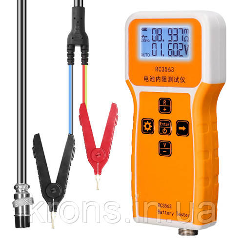 Тестер внутрішнього опору акумуляторів міліметрометр 200 Ом 100 В RC3563, фото 1