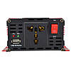 Автомобільний інвертор 1000W AC/DC KC-1000D 12V + lcd / Перетворювач напруги, фото 6