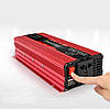 Автомобільний інвертор 1000W AC/DC KC-1000D 12V + lcd / Перетворювач напруги, фото 8