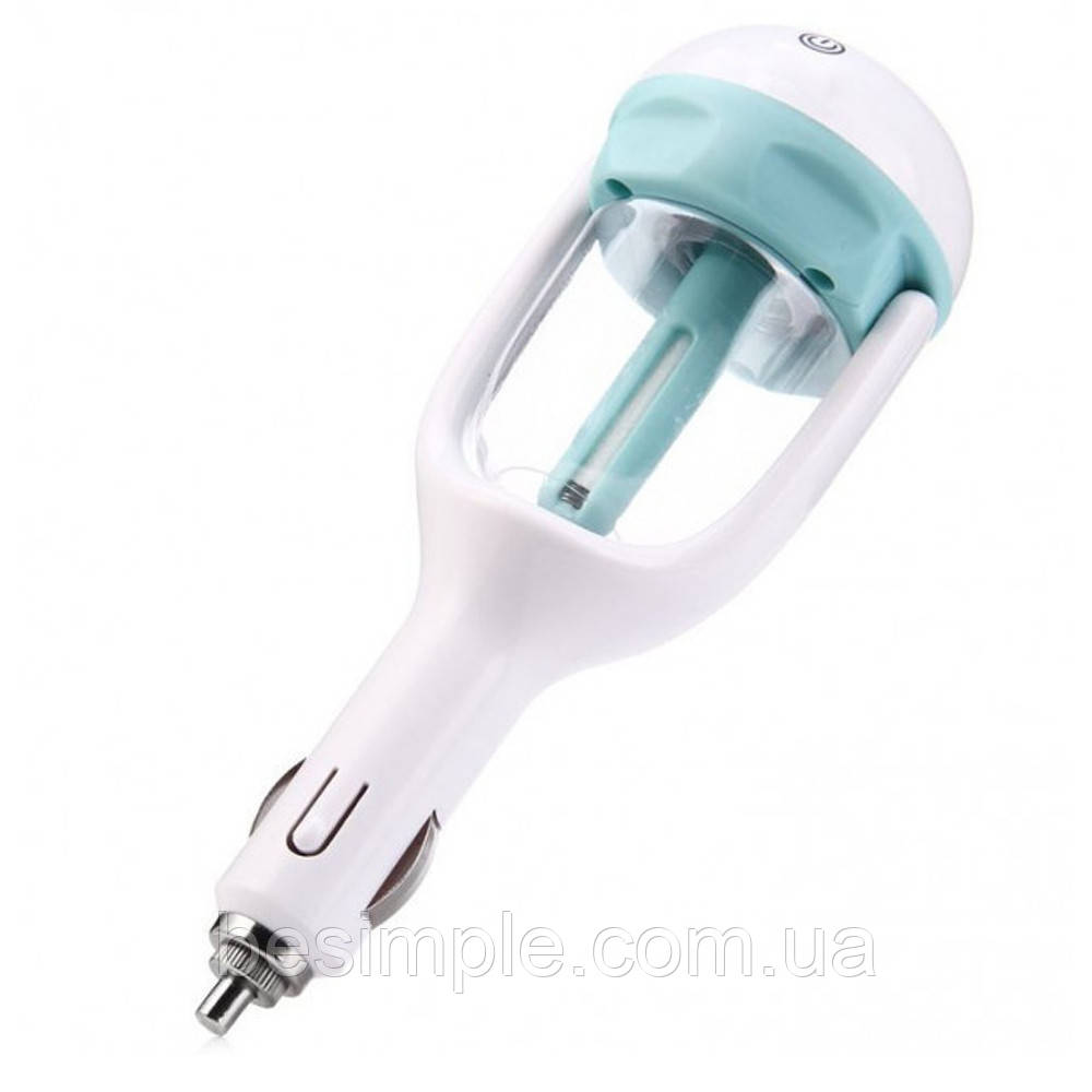 Автомобільний зволожувач повітря Car Charger Humidifier, Блакитний, фото 1