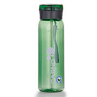 Бутылка спортивная для воды пластиковая CASNO 600 мл KXN-1211 Зеленая с соломинкой KU-22
