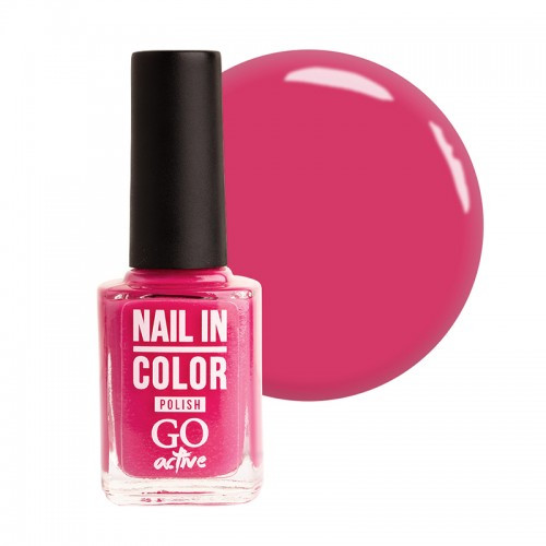 Лак для нігтів GO Active Nail in Color №62 Рожева орхідея 10 мл, фото 1